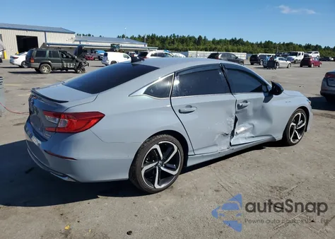 2022 Honda Accord Hybrid Sport from USA, damaged, VIN 1HGCV3F2XNA037925